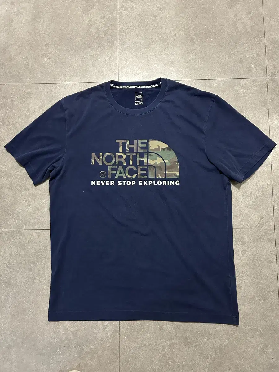 The North Face Camo Plaid Zuu Logo Spellout Vintage Short Sleeve 100SI