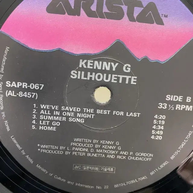 KENNY G LP / AA3230