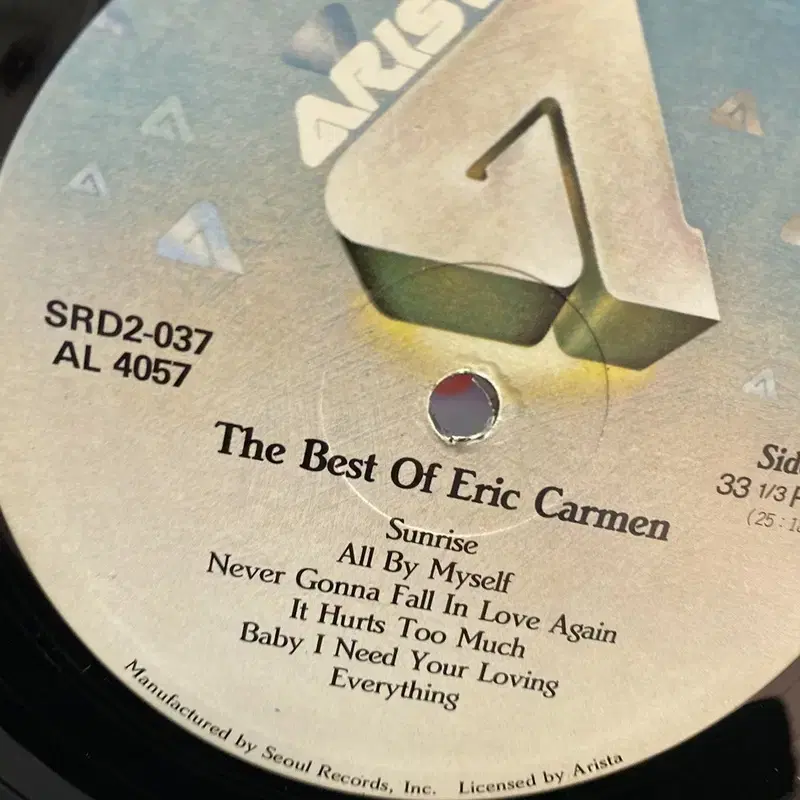 ERIC CARMEN LP / AA3247