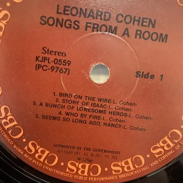 LEONARD CHOHEN  LP / AA3286