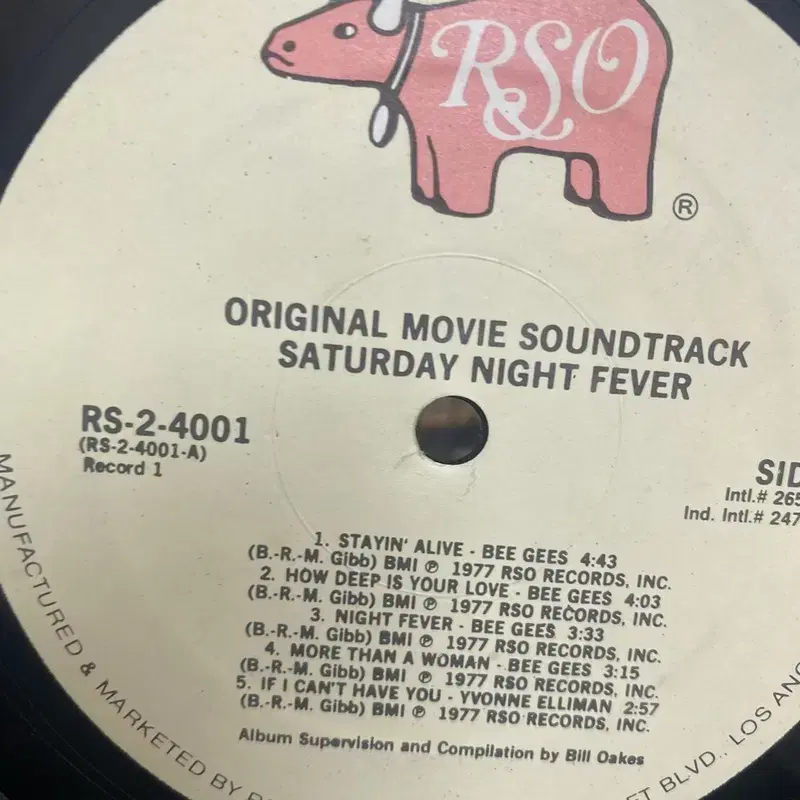 SATURDAY NIGHT FEVER LP / AA3295