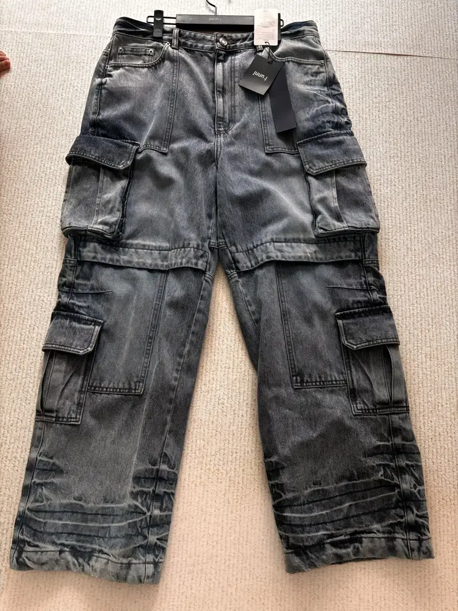 24ss junge multicargo denim size 48