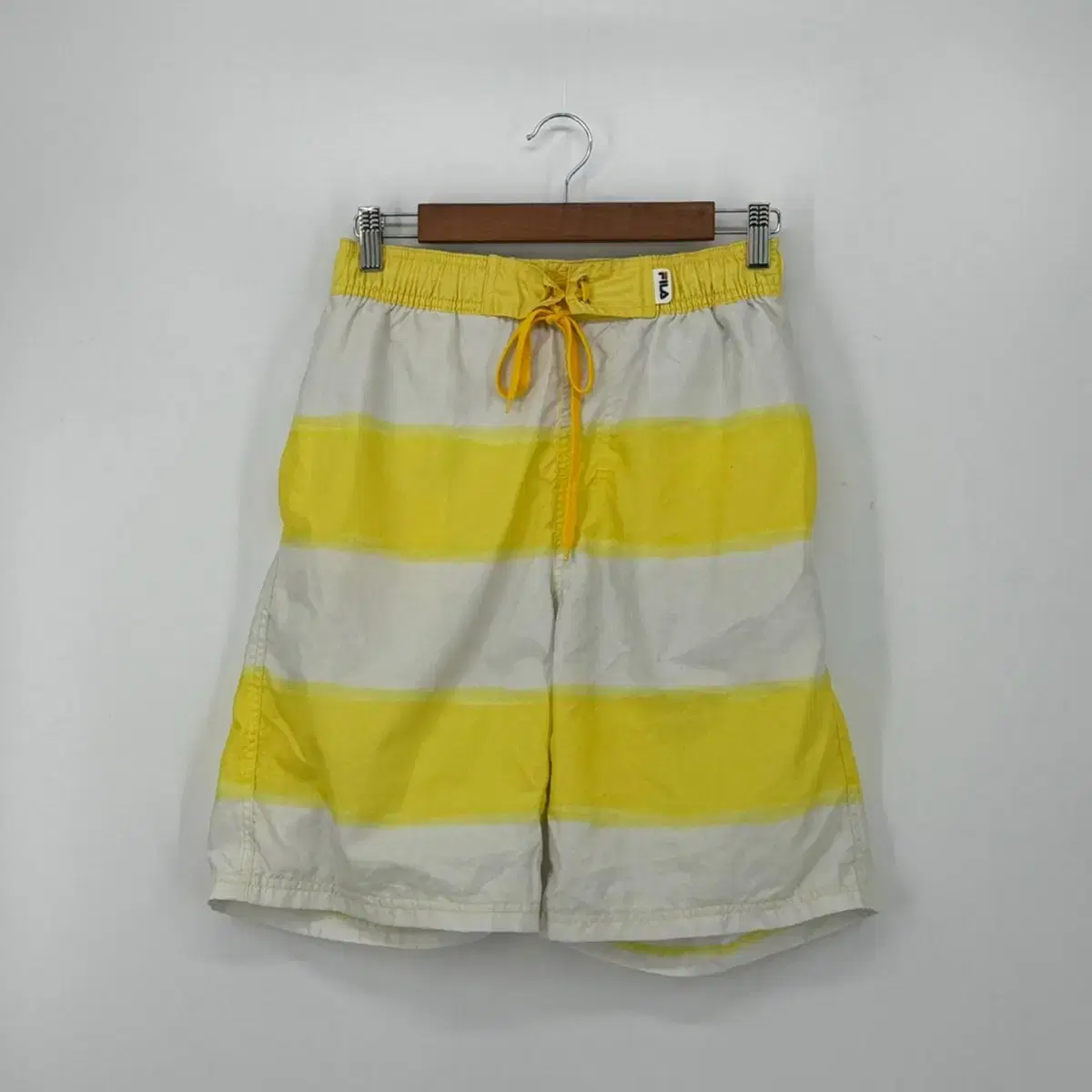 휠라 스트라이프 반바지 (M size / YELLOW)