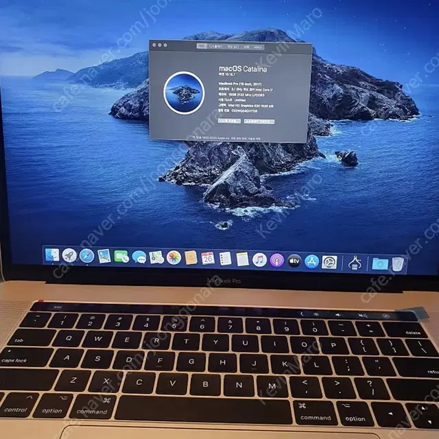 맥북프로 17년 15인치 Touchbar Cto3.1 512GB 16램