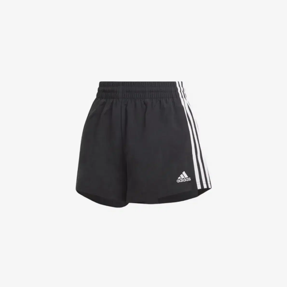 (W) Adidas 3-Stripes Woven Shorts Black