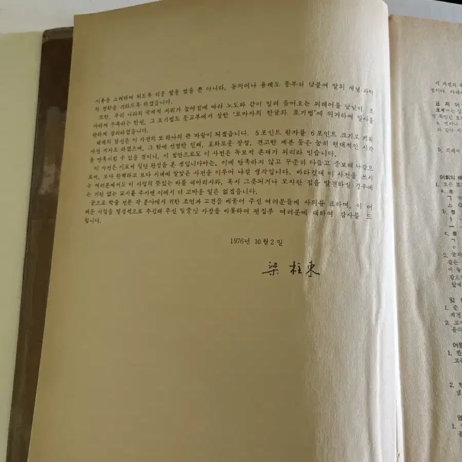 귀한 현대 국어대사전 양주동 감수 일중당 1984년 초판 발생