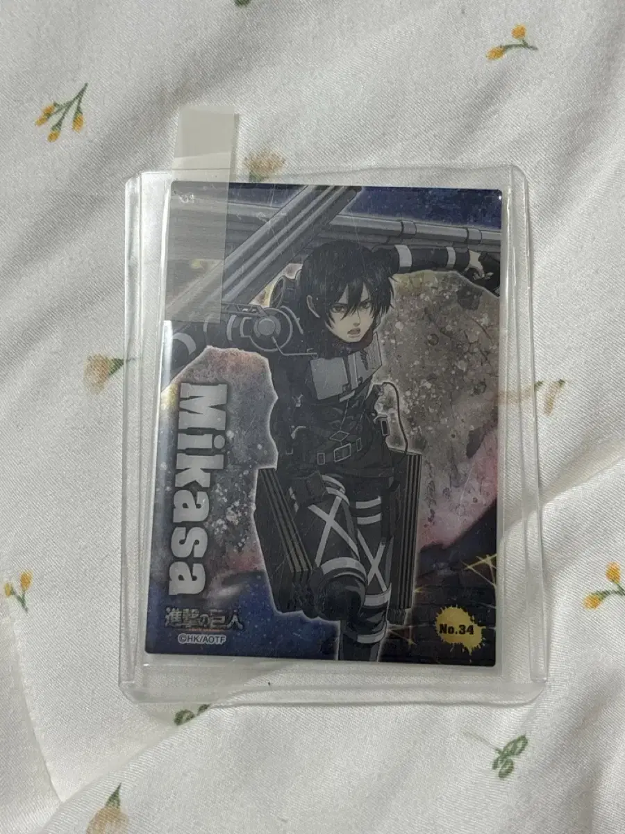 Attack on Titan Mikasa Clear Card (fee included)