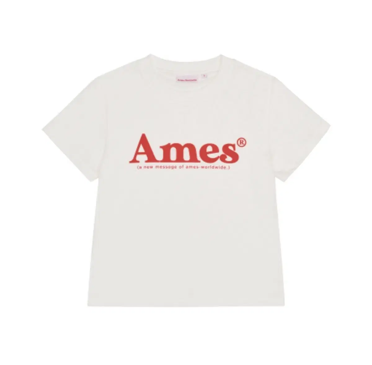 Ames Worldwide Basic Logo Tee White