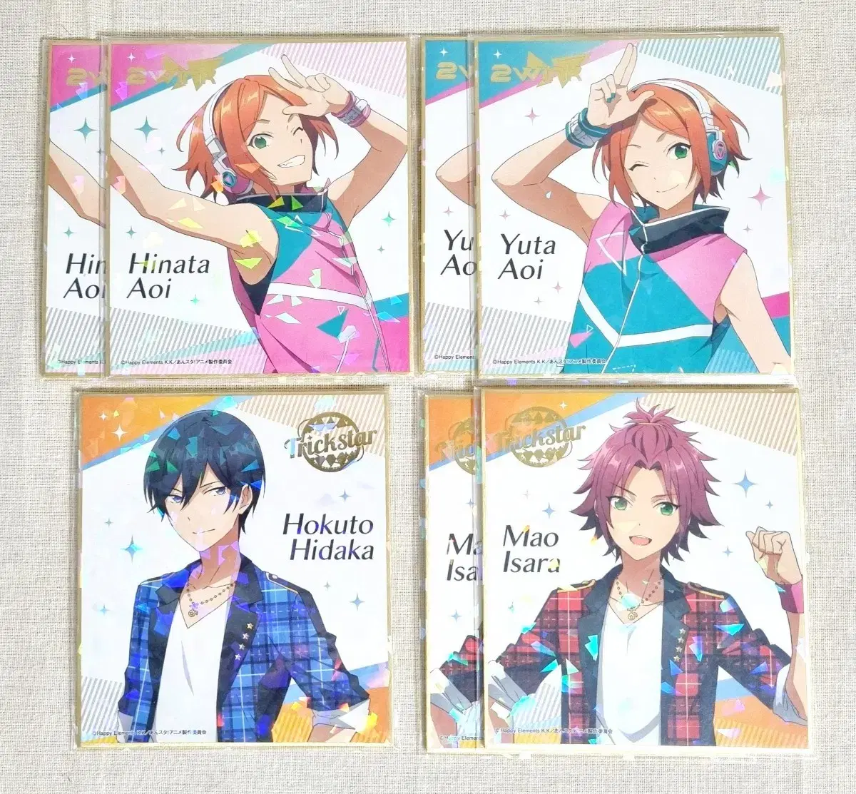 Angsta Angani Sackji Mao Hokuto Yuuta hinata Trickstar Twink