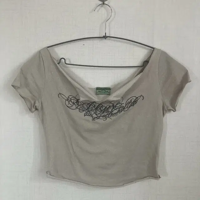 플리즈노팔로우 Faye Vintage Logo Top 빈티지로고탑