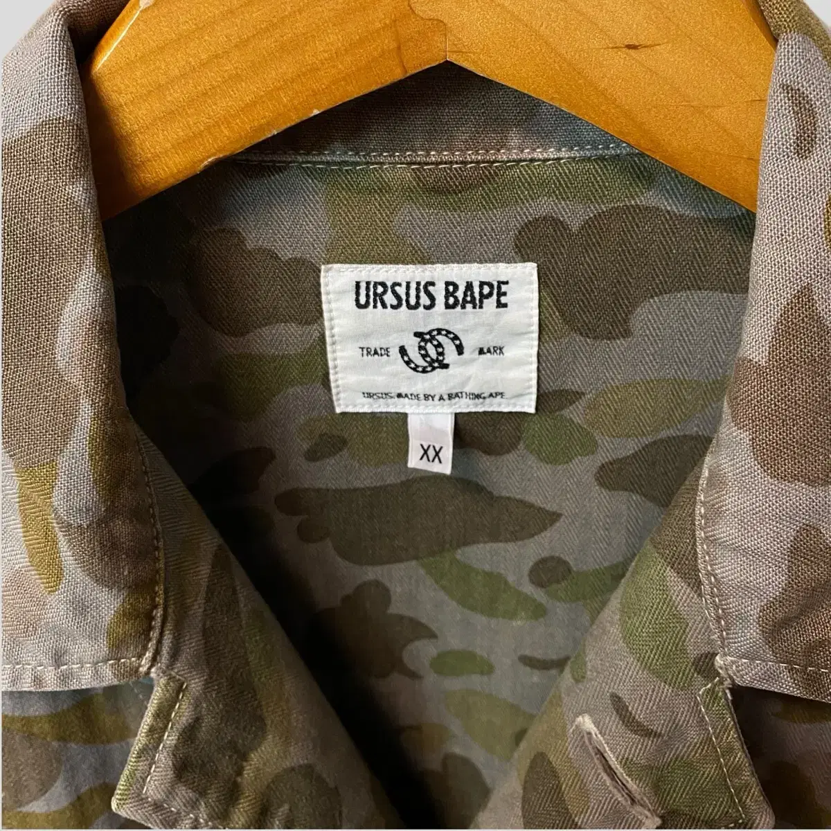 (XXL)URSUS BAPE 베이프 카모 반팔셔츠