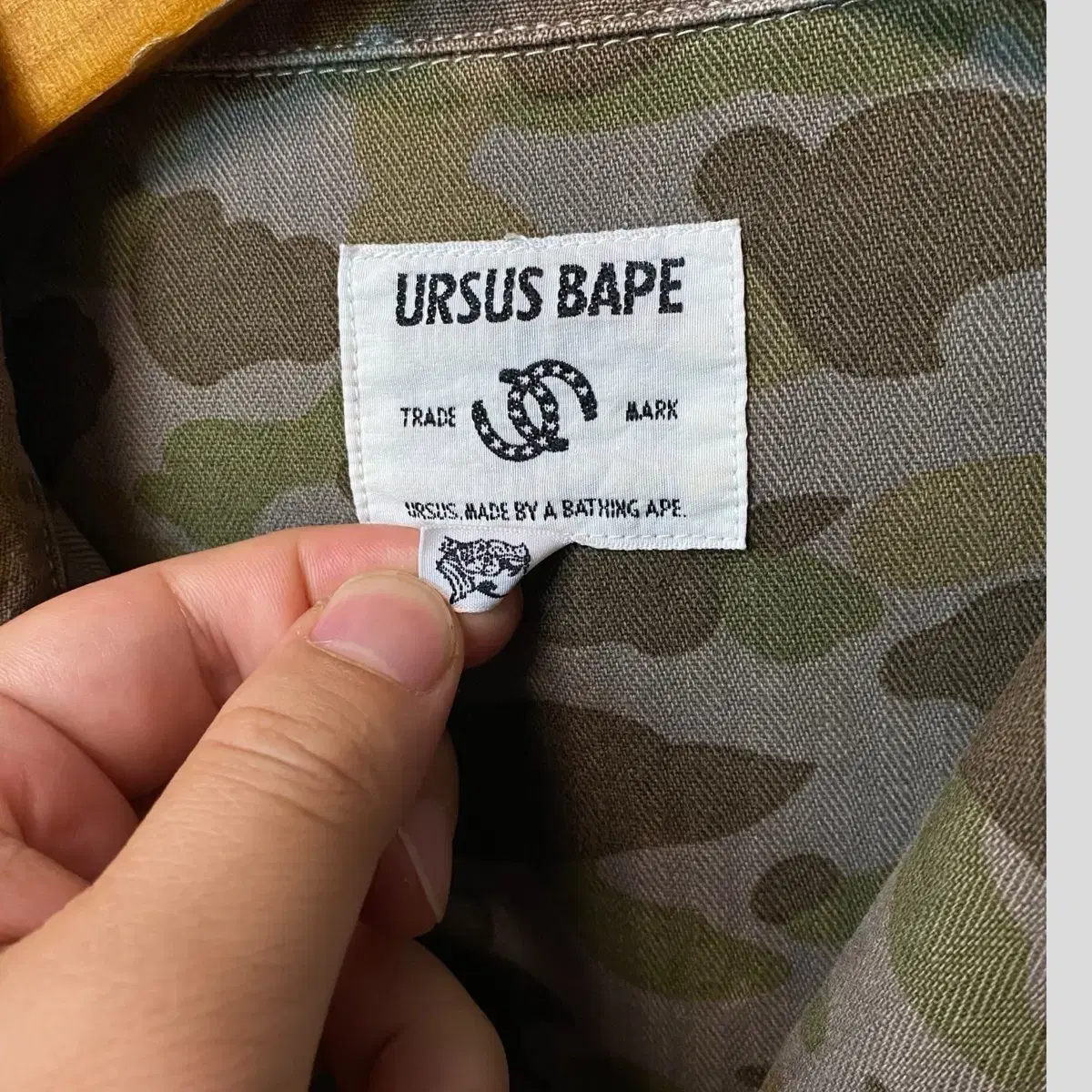 (XXL)URSUS BAPE 베이프 카모 반팔셔츠