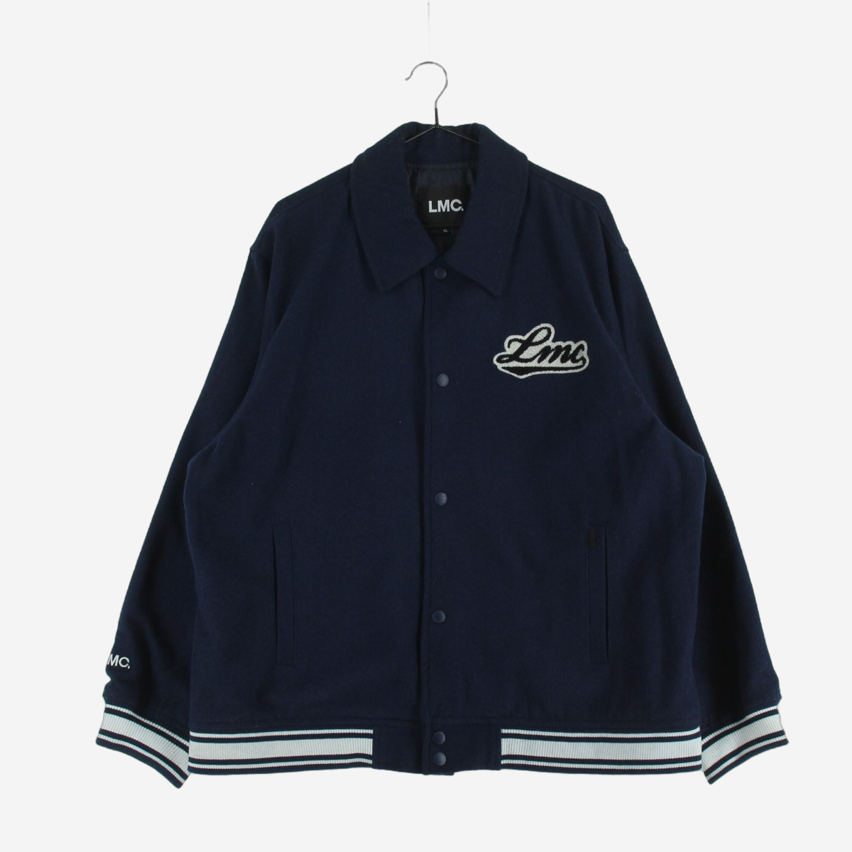 (NEW)[XL]LMC Navy Wool Varsity Jumper/Jacket(SW1544)