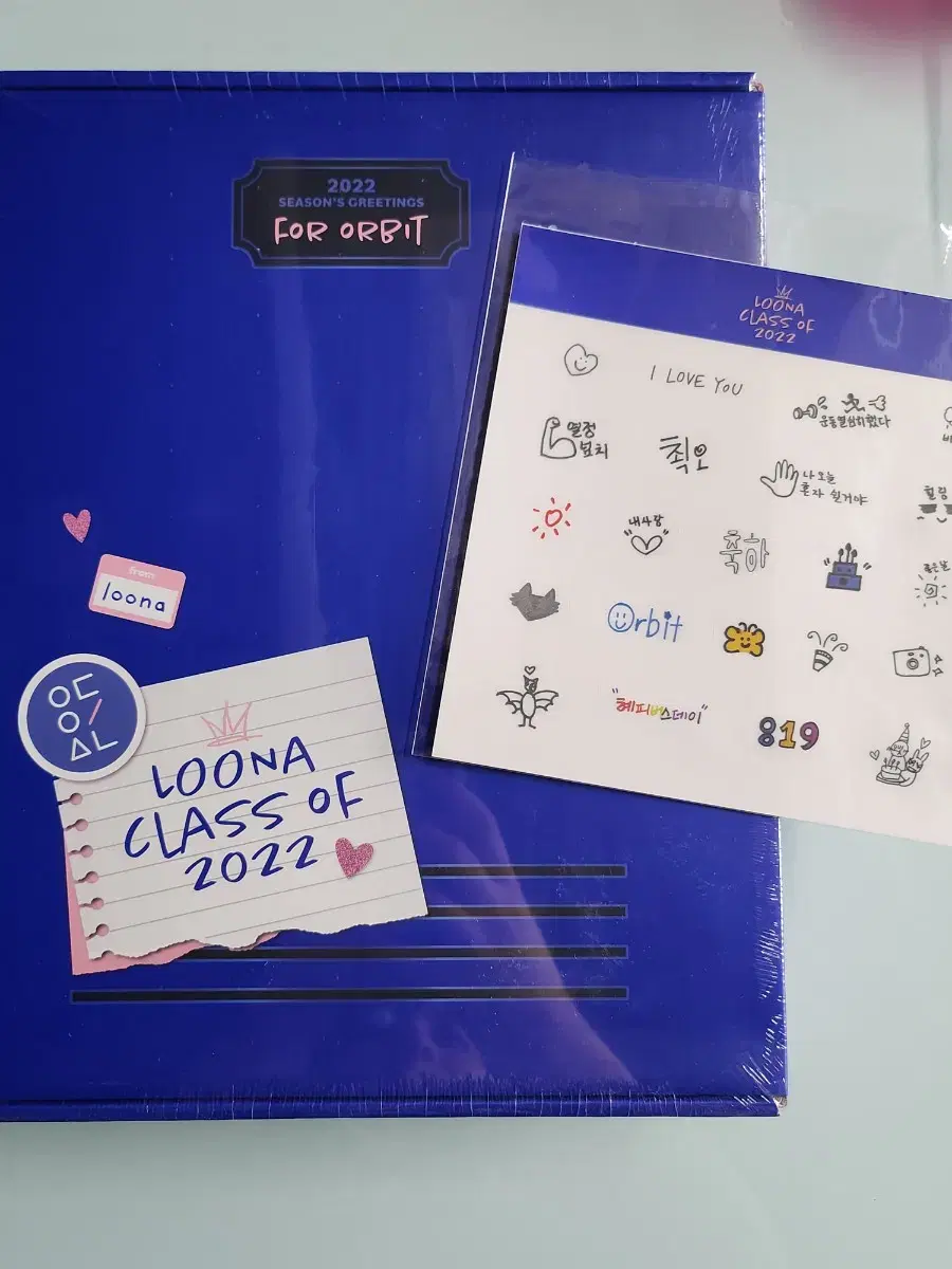 Unsealed Loona of the Month loona 2022 Season's Greetings seasons greetings pre-order benefit Deco Stickers