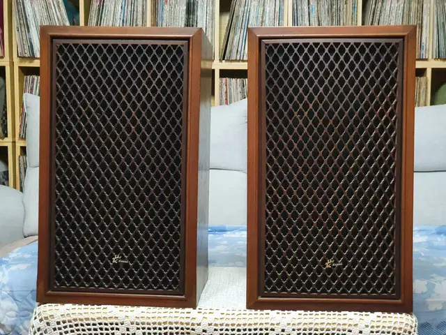 산수이 SANSUI SP-1500 빈티지 격자무늬 스피커