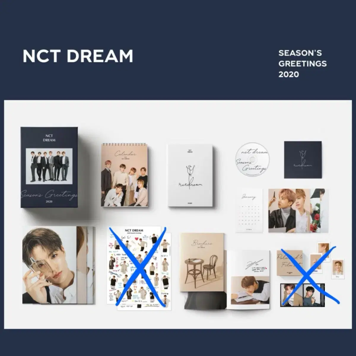 NCT 엔시티드림 2020 시즌그리팅 시그 분철