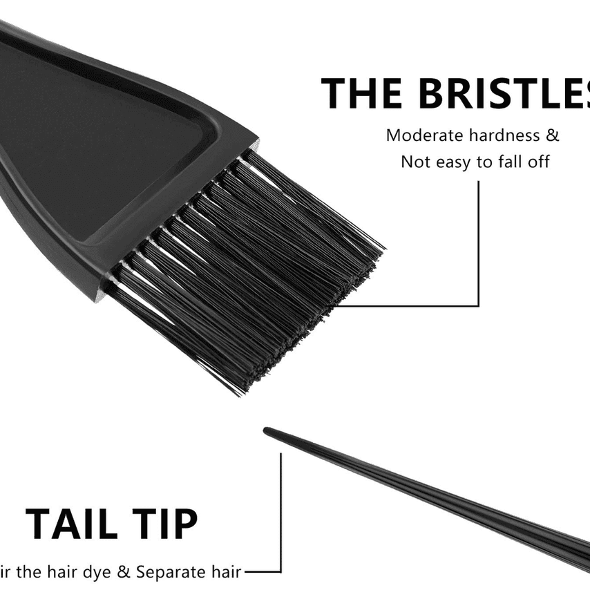 새 2개 헤어 염색 브러시 브러쉬 도구 머리 미용 컬러링 살롱 탈색