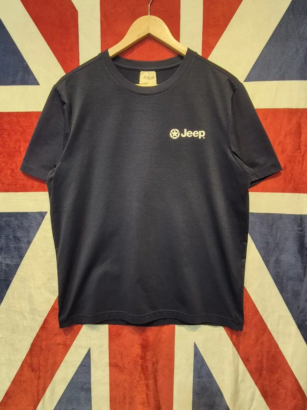 [L] Jeep Vintage Vahn Short Sleeve Tee Navy