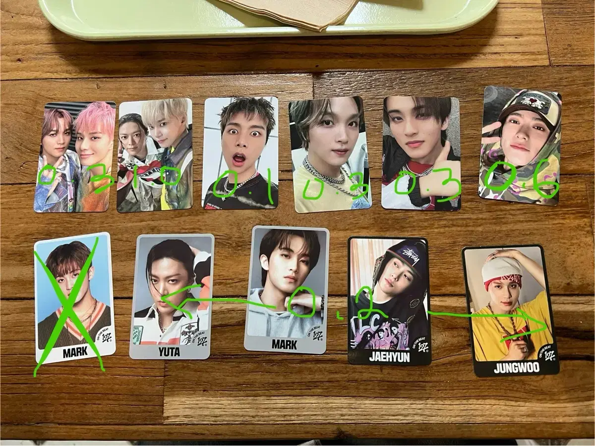 NCT NCT 127 pop up tc photocard Trading Card