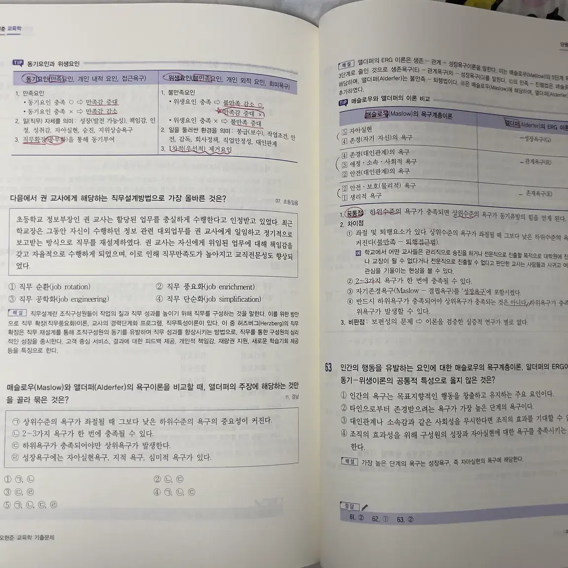 2023 오현준 교육학 단원별 기출 1278제