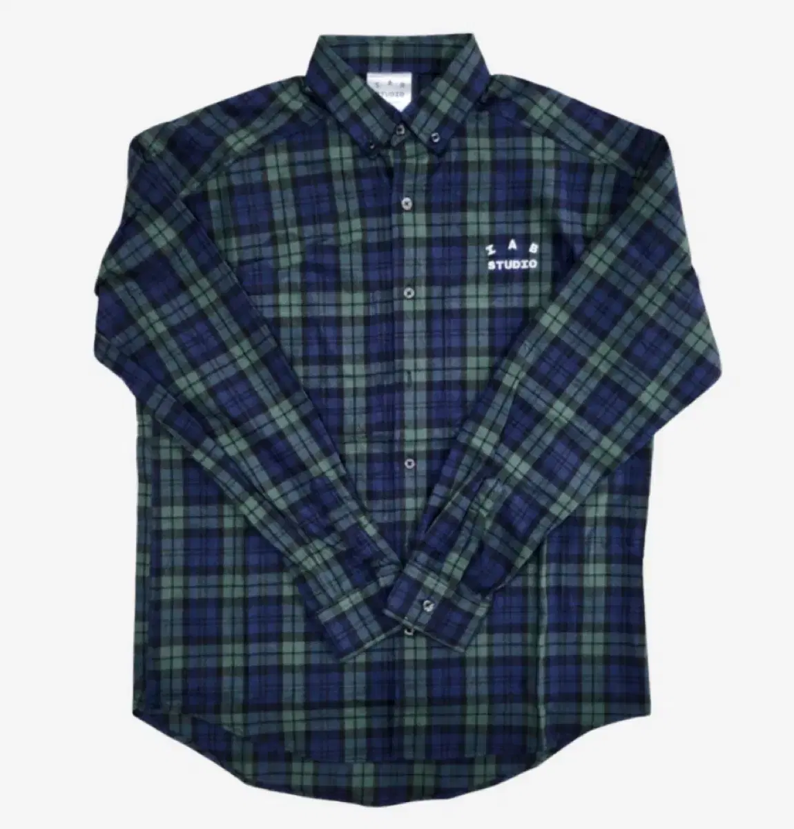 iApps Studio Black Watch Tartan Shirt Blue Green