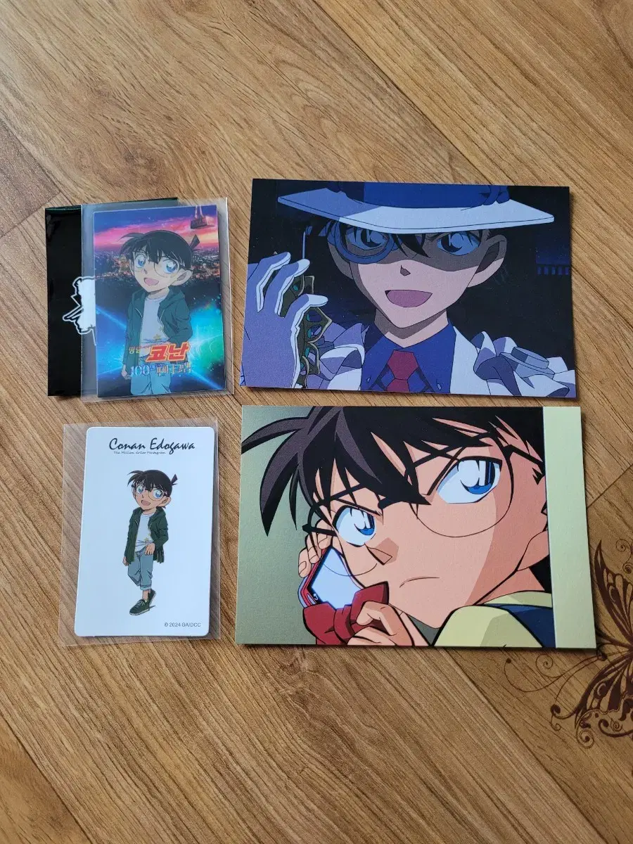 Bulk)My Detective Conan 1 Million Dollar Conan lenticular Photocard postcard Gekko Kid Postcard