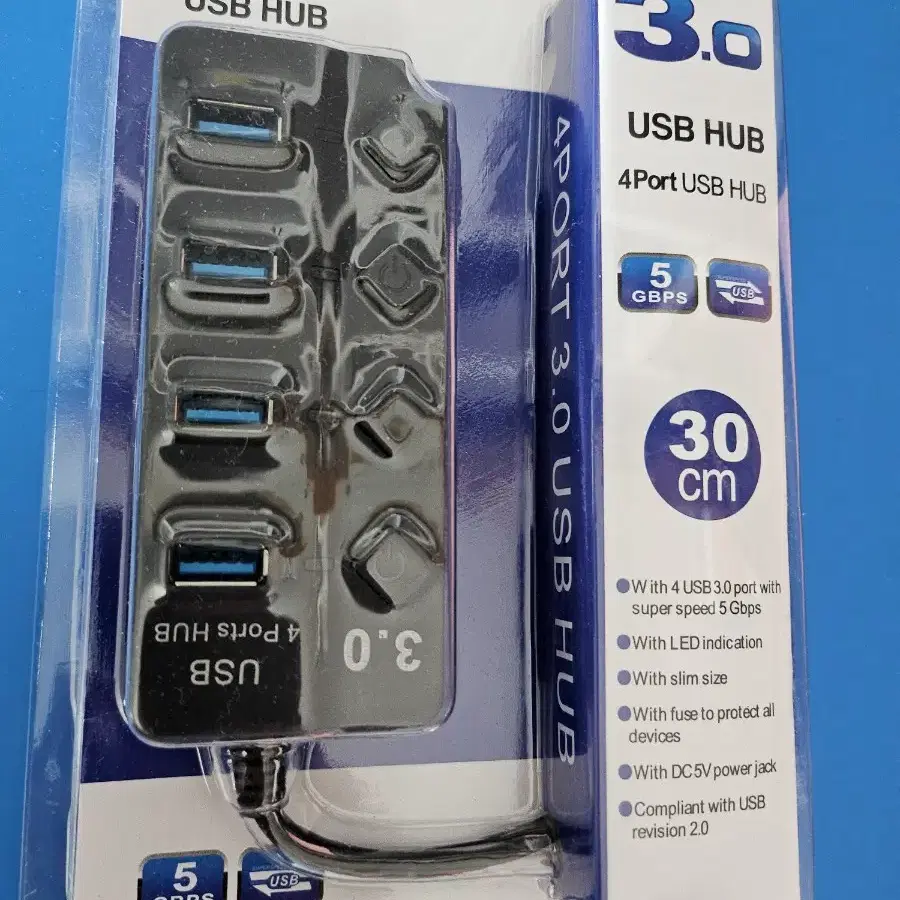 USB 3.0 허브 4포트