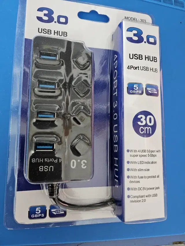 USB 3.0 허브 4포트