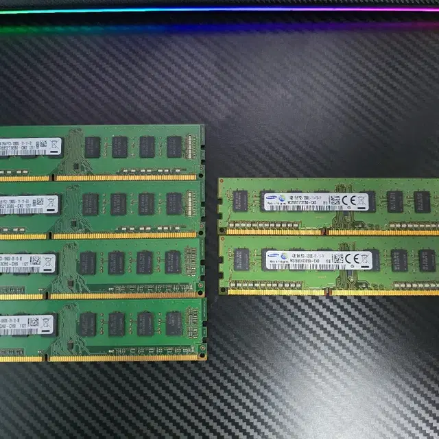 삼성 el데스크탑 메모리 ddr 3 4gb 6개