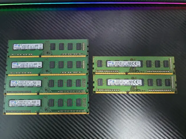 삼성 el데스크탑 메모리 ddr 3 4gb 6개