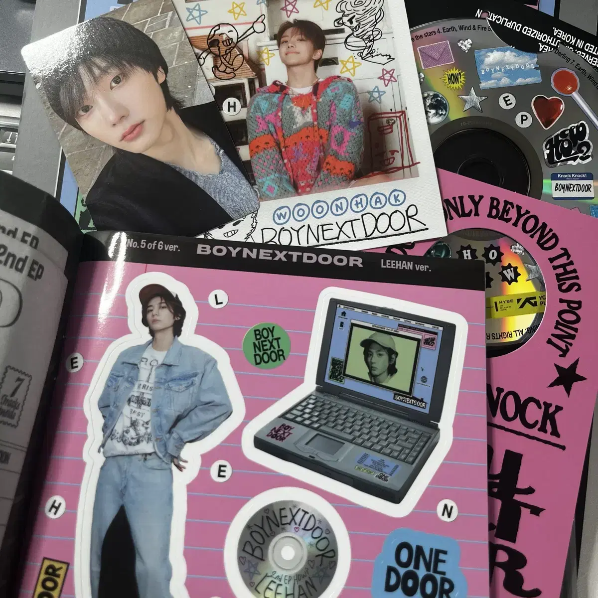 Boynextdoor sticker book for sale (leehan sungho woonhak)