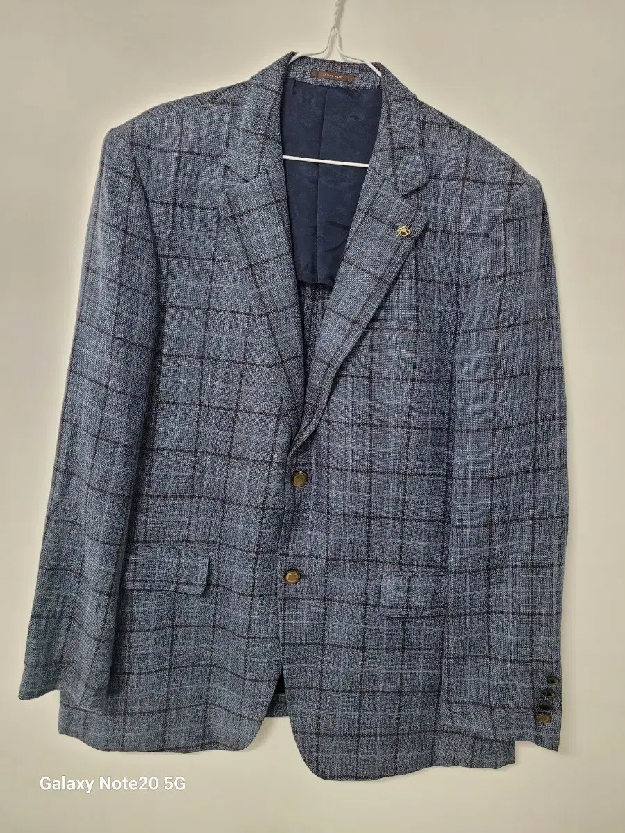 Men's Brunovapi Bom.gaeul yeoreum Check Blazer (105)