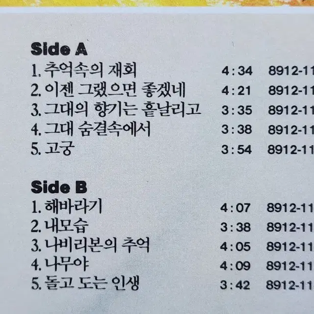 조용필 12집 LP