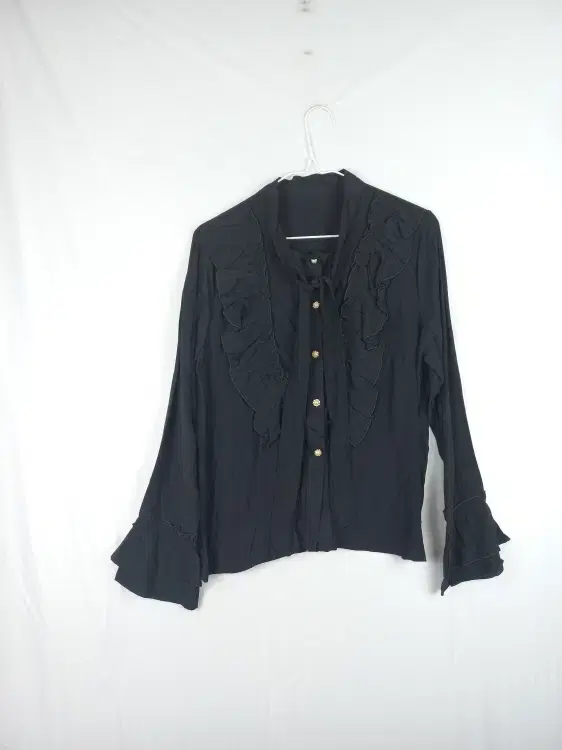 Black lace jewel blouse 90