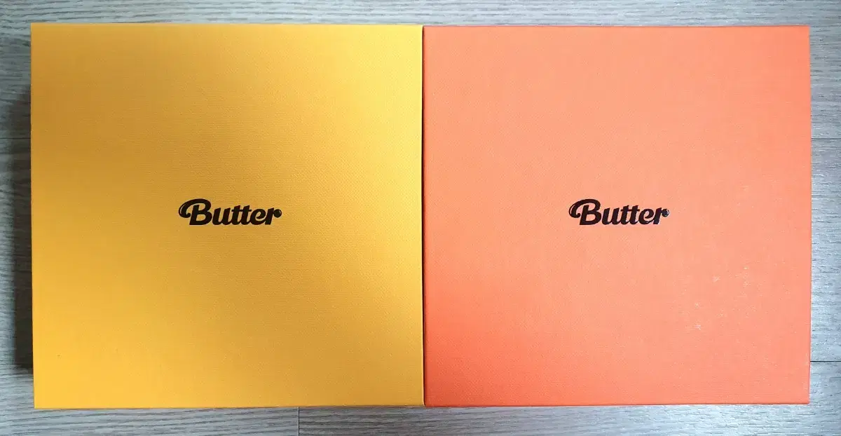 BTS Butter album (Cream version, Peach version)