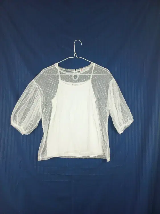 Bubble Kiss See-Through Vahn-bae Blouse 150(80)