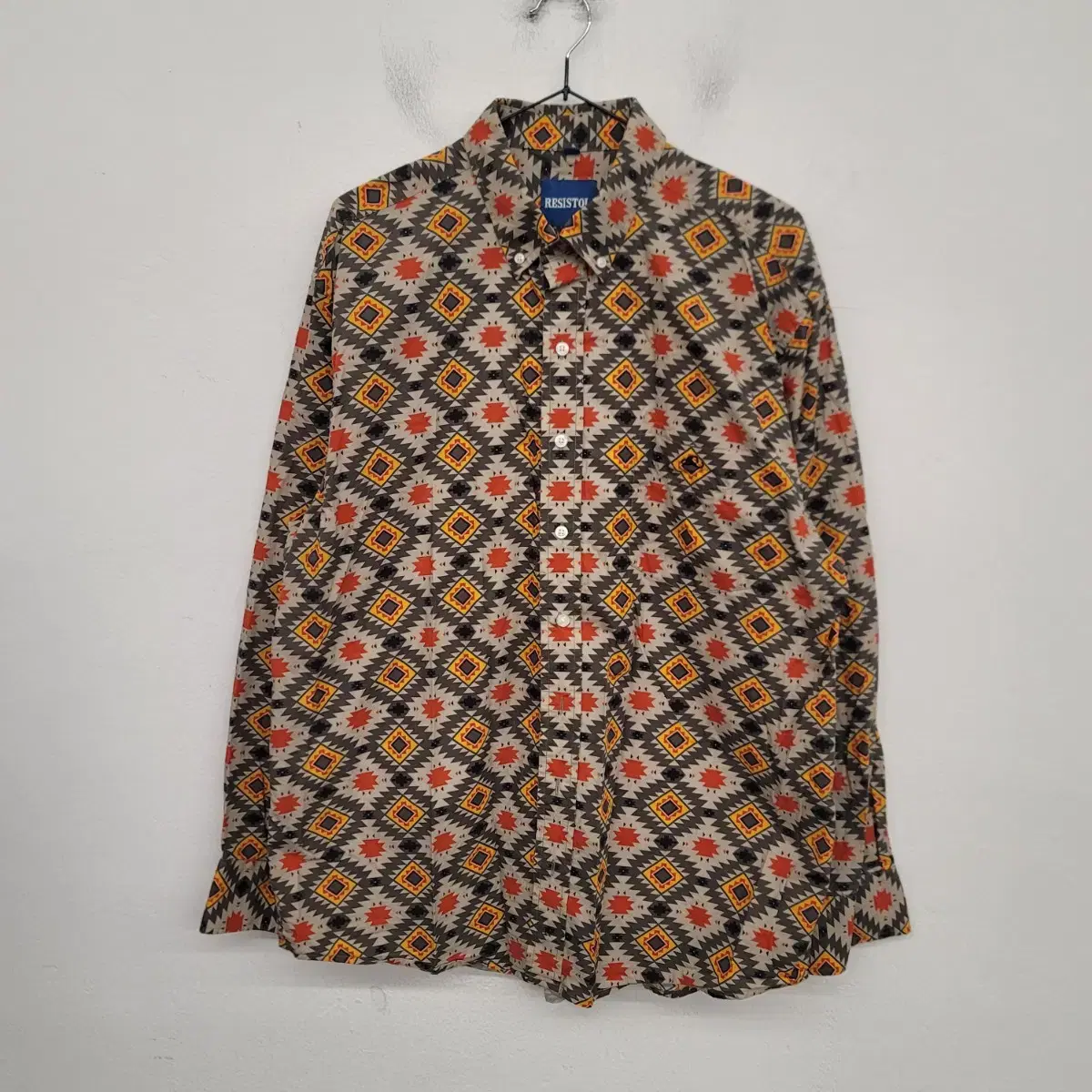 [105/XL] RESISTOL Native Pattern Shirt