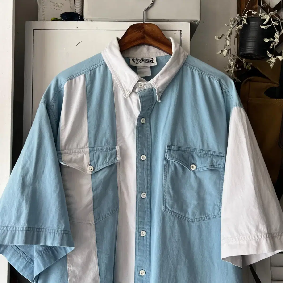 [2XL]90's STETSON USA 스텟슨 빈티지 웨스턴 셔츠