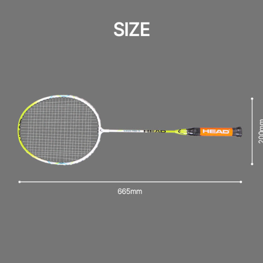 [새상품] 헤드 배드민턴 라켓 나노 PRO 실버그린