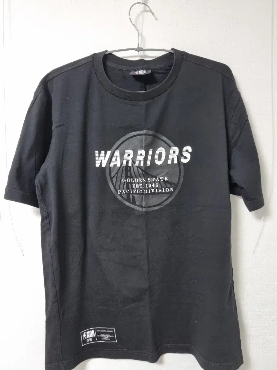 NBA yeoreum Short Sleeve Tee Goldes State Warriors