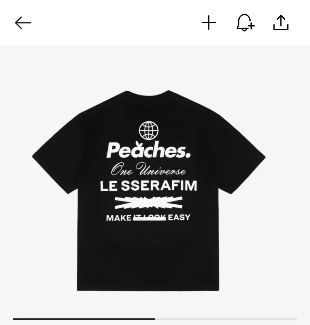 (Free shipping) le sserafim Peaches size L