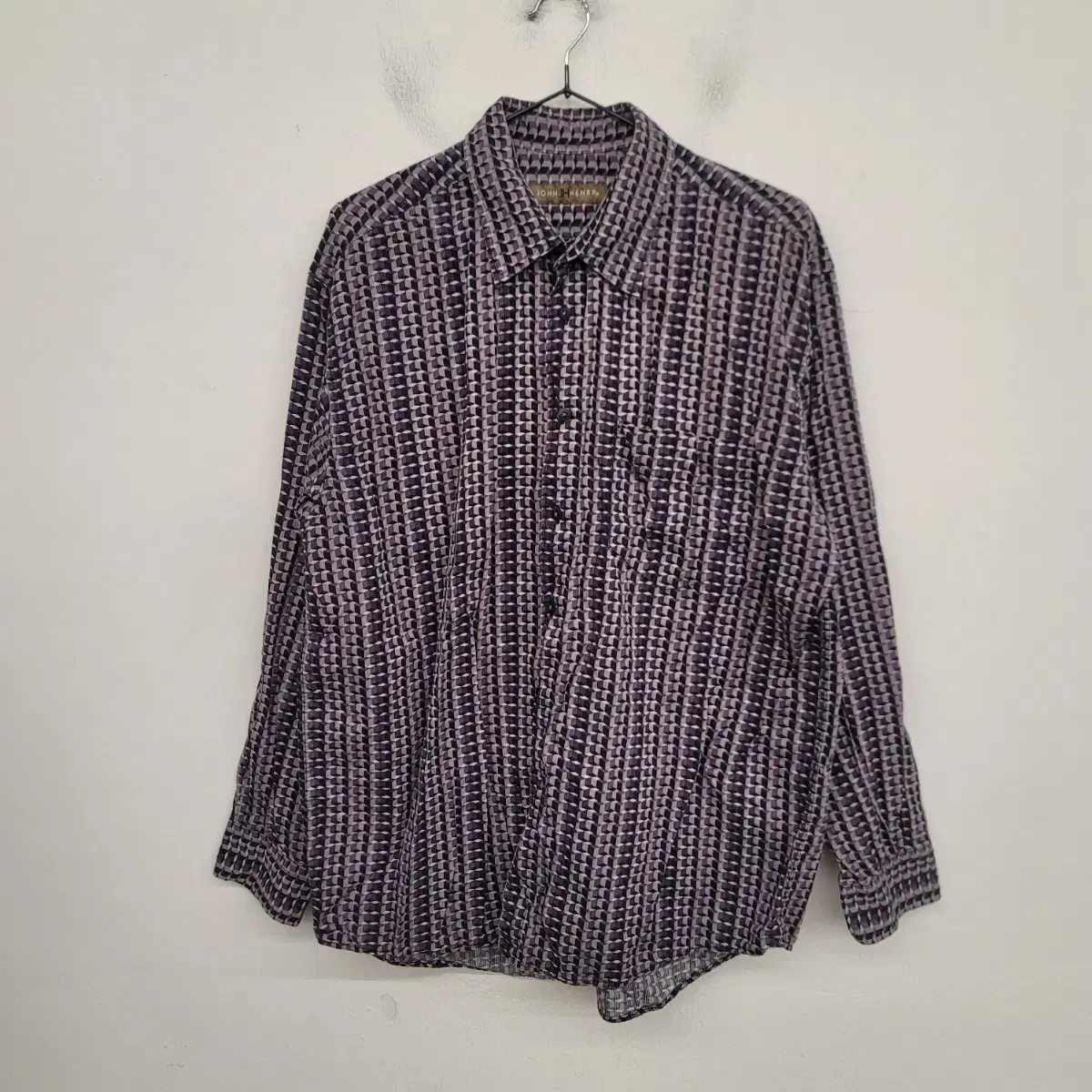 [105/XL] JOHN HENRY Native Pattern Shirt