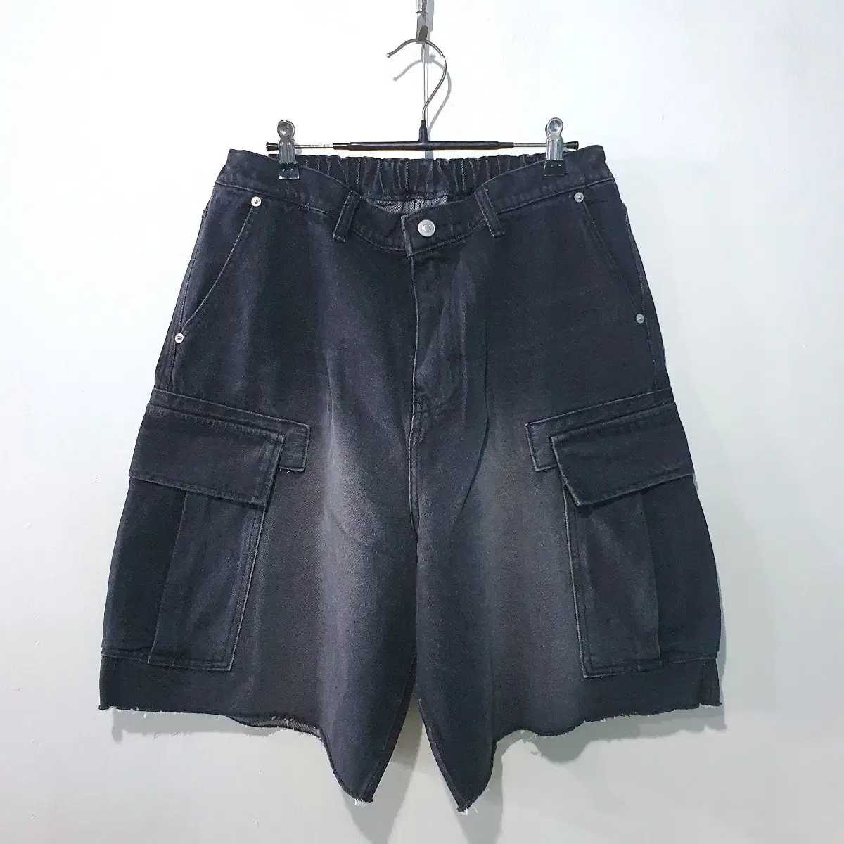 SS신상) Wash Denim Cargo Half Pants 2color M,L