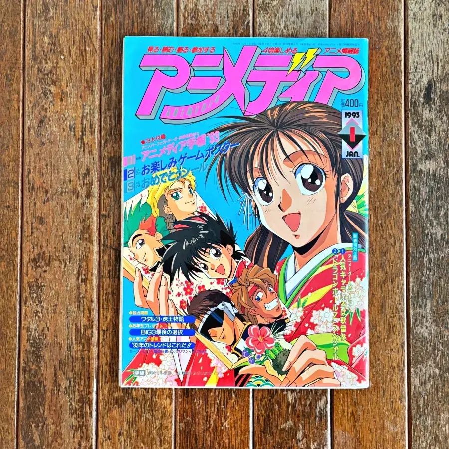 Anime Media Magazine January 1993 issue (Old magazine Anime Magazine)