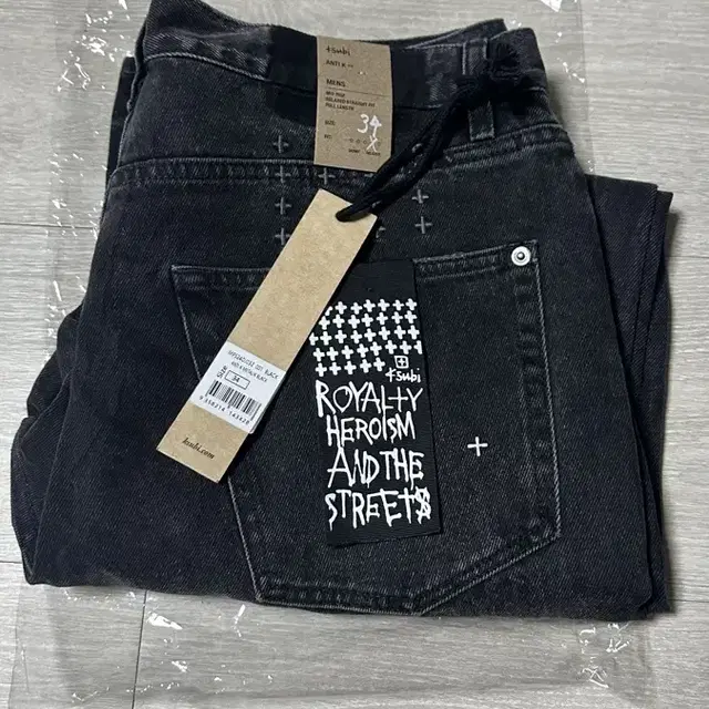 KSUBI 수비 진 ANTI K METALIK BLACK JEAN 34