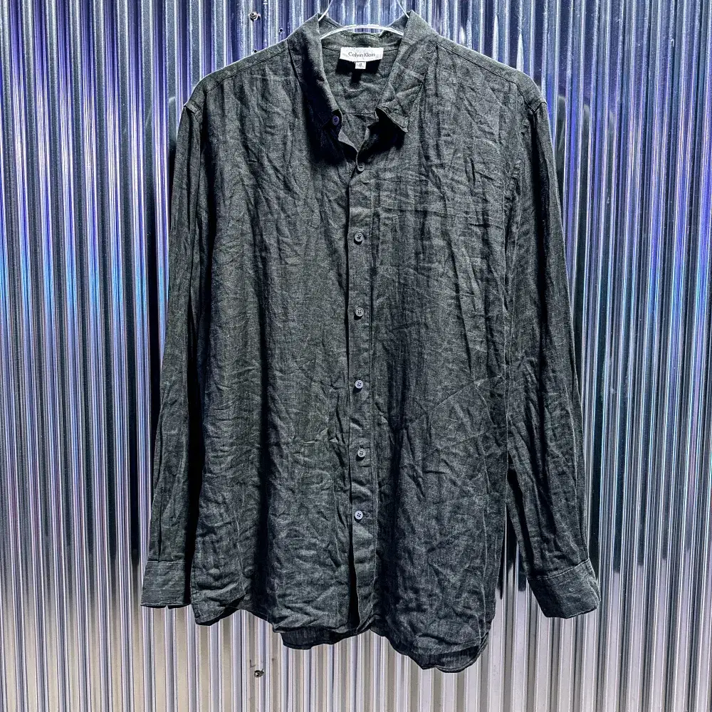 Kelvin Klein Linen Shirt (Domestic L) CC50