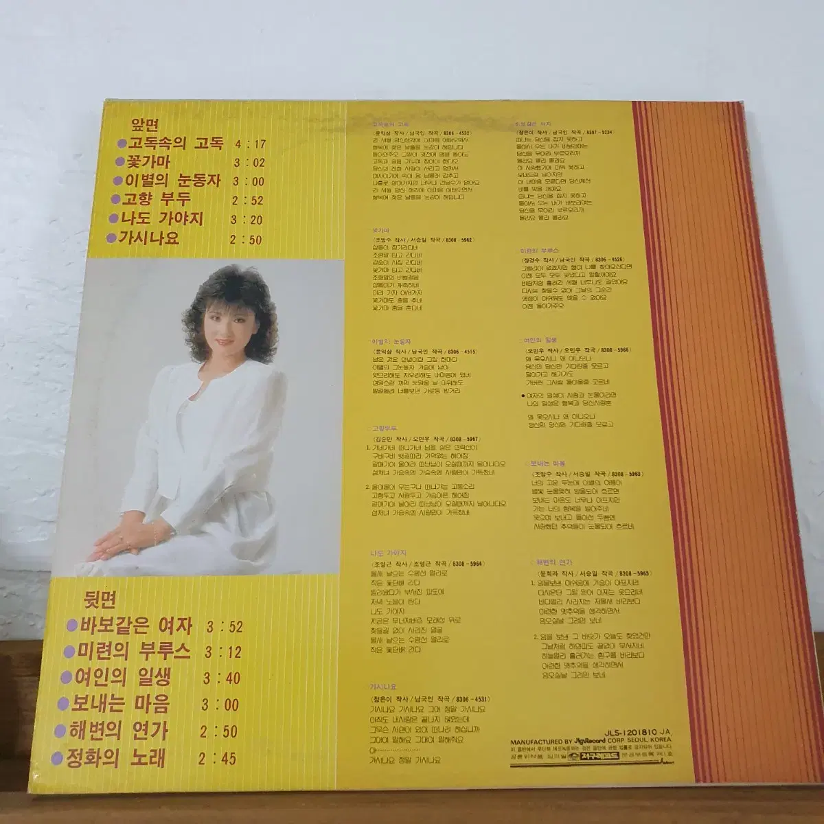 이쁜이 Solo 데뷰곡집  고은애 LP  1983    백색레이블