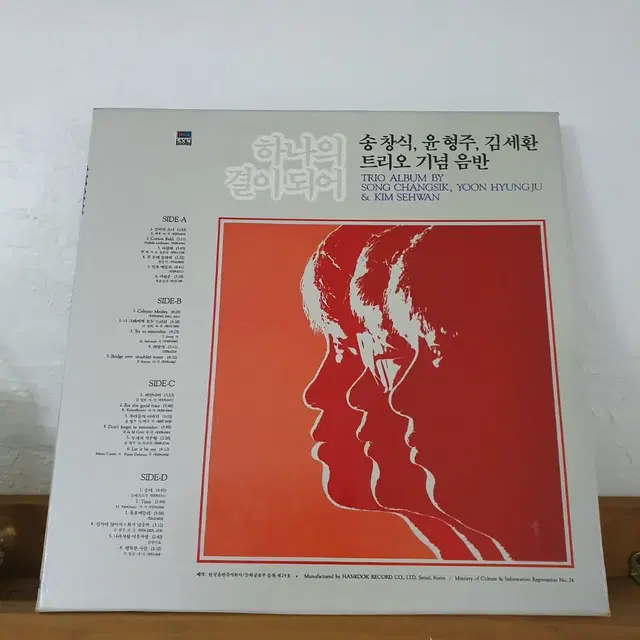 송창식.윤형주.김세환  트리오기념음반  2 LP  1983