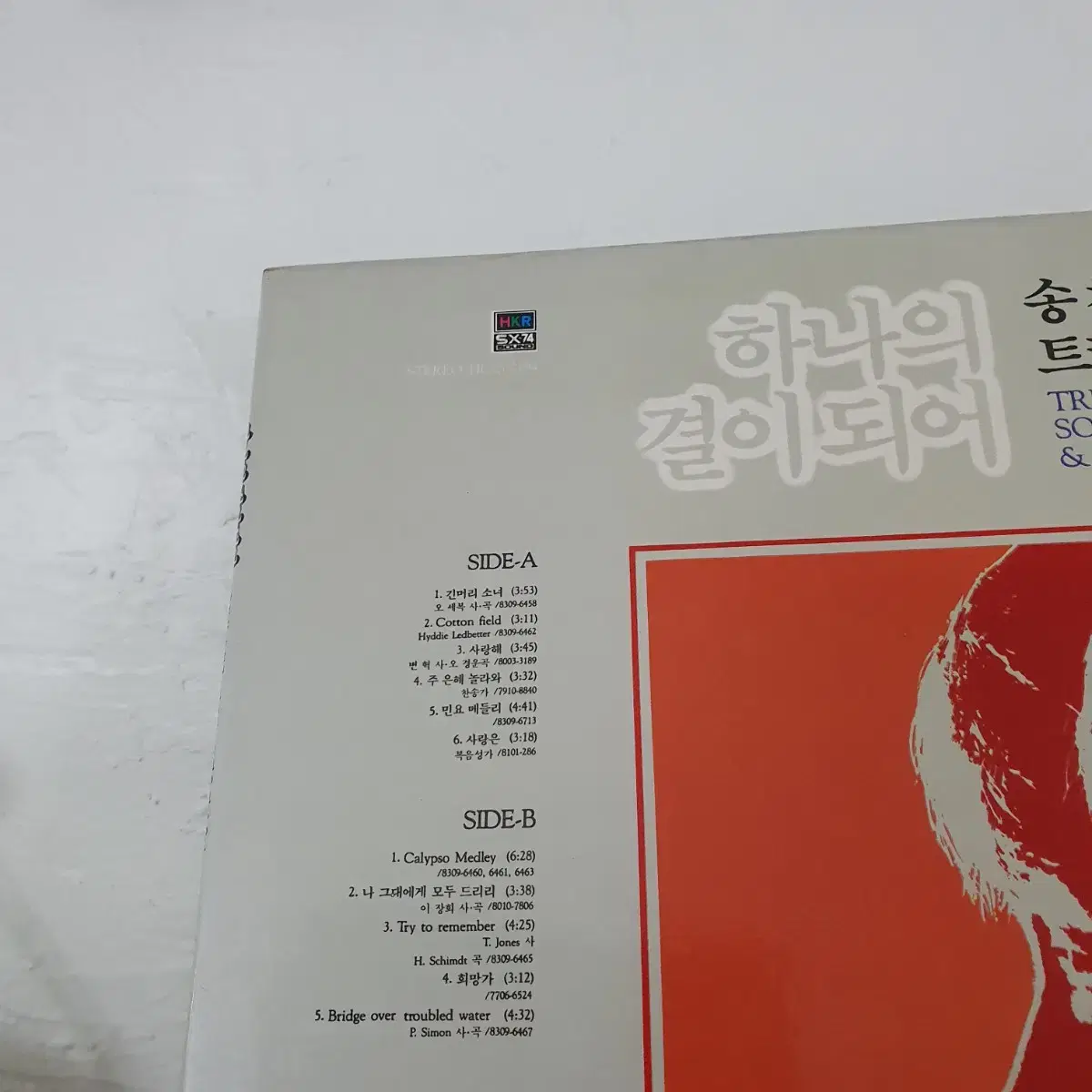 송창식.윤형주.김세환  트리오기념음반  2 LP  1983