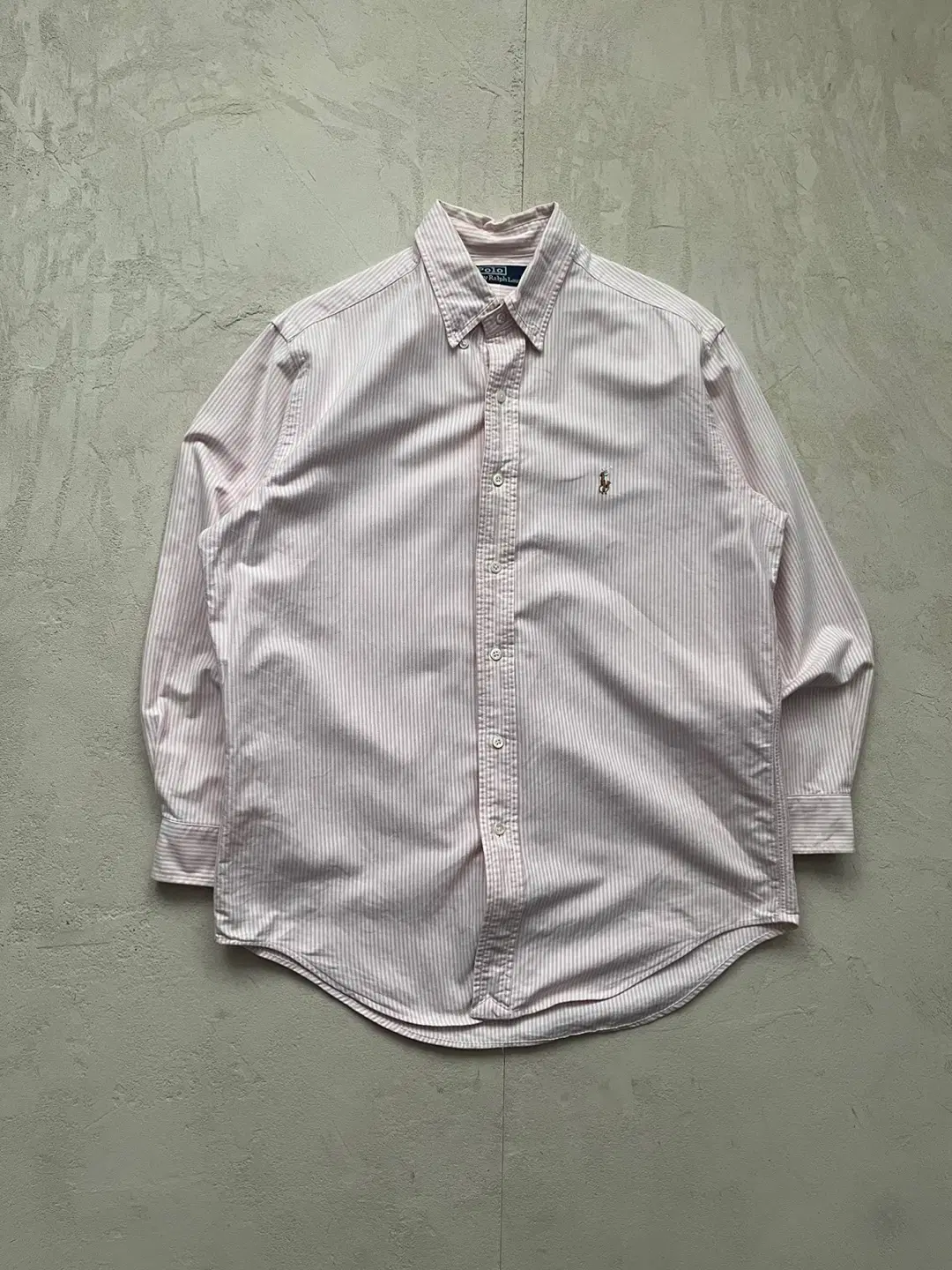 L) Polo Ralph Lauren Candy Stripe Shirt